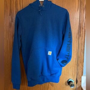 Carhartt X-Small Loose Fit Vibrant Blue Hoodie